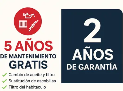 Garantía y mantenimiento que ofrece Furgogandia en sus vehículos