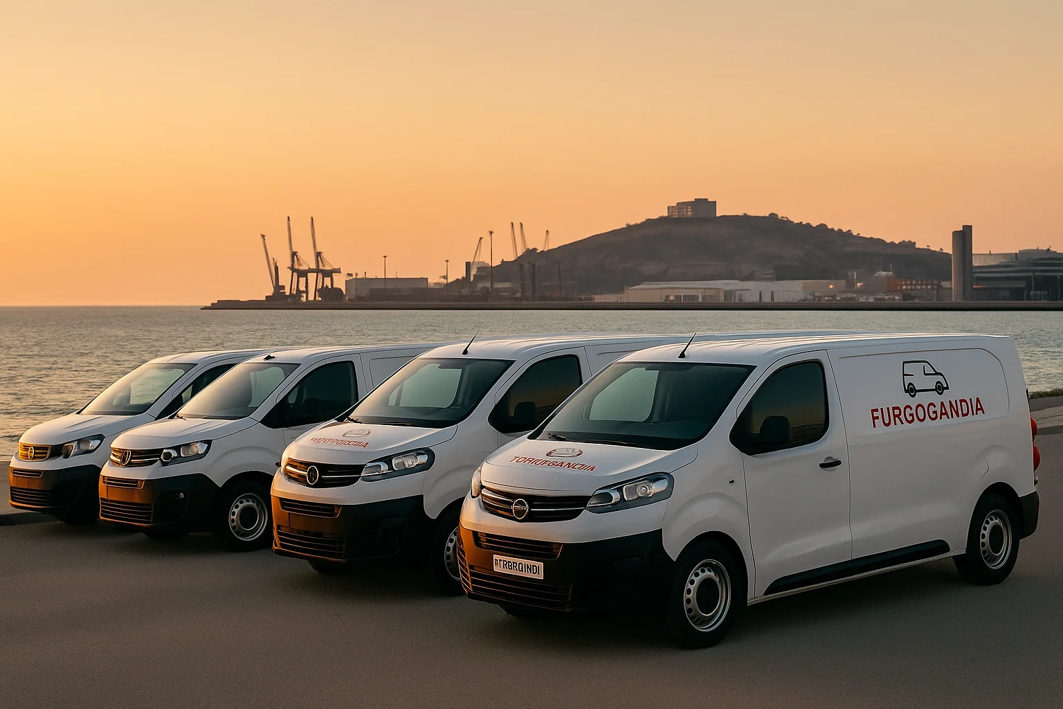 Exposición de furgonetas de segunda mano para entrega en Alicante