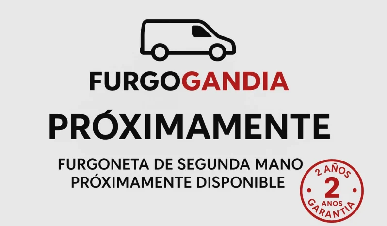 Furgoneta de ocasión próximamente disponible en Furgogandia